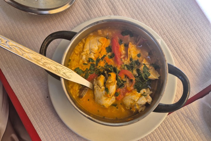 Sea Food Rice, Lobster, Wine Lisbon